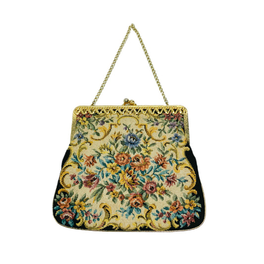 50’s/60’s Floral Tapestry Mini Bag